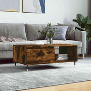 Stolić za kavu boja hrasta 90x50x36,5 cm konstruirano drvo Smeđa