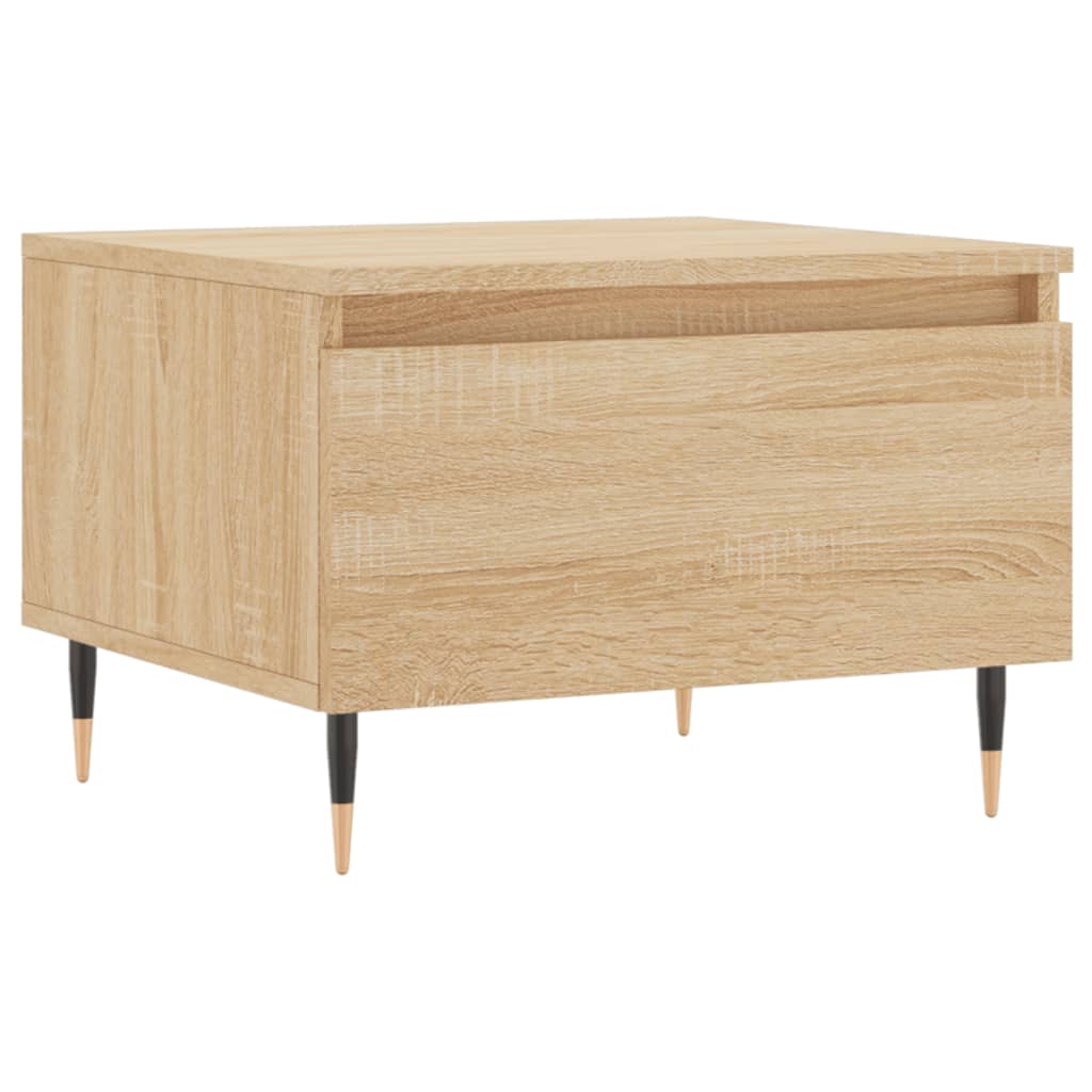 Stolići za kavu 2 kom boja hrasta 50x46x35 cm konstruirano drvo Smeđa