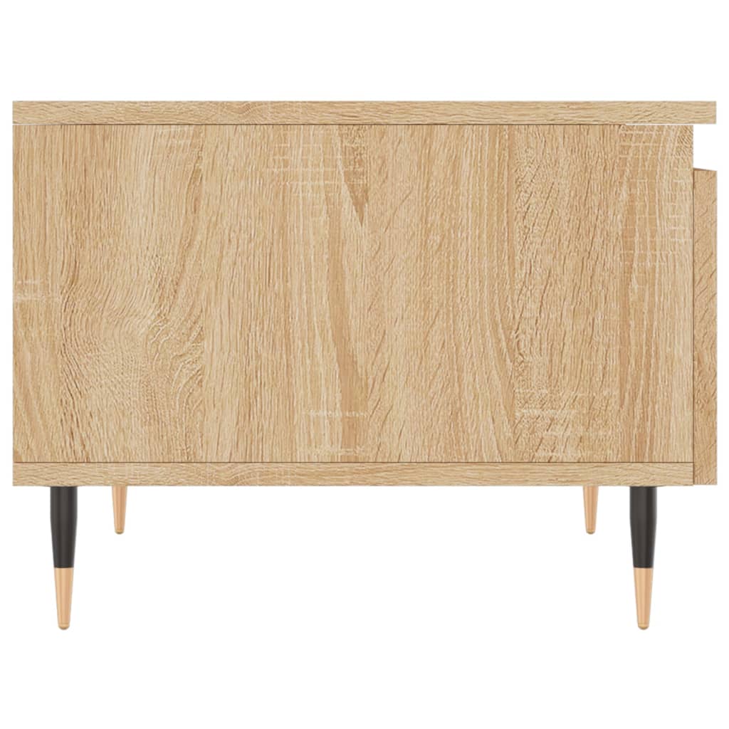 Stolići za kavu 2 kom boja hrasta 50x46x35 cm konstruirano drvo Smeđa
