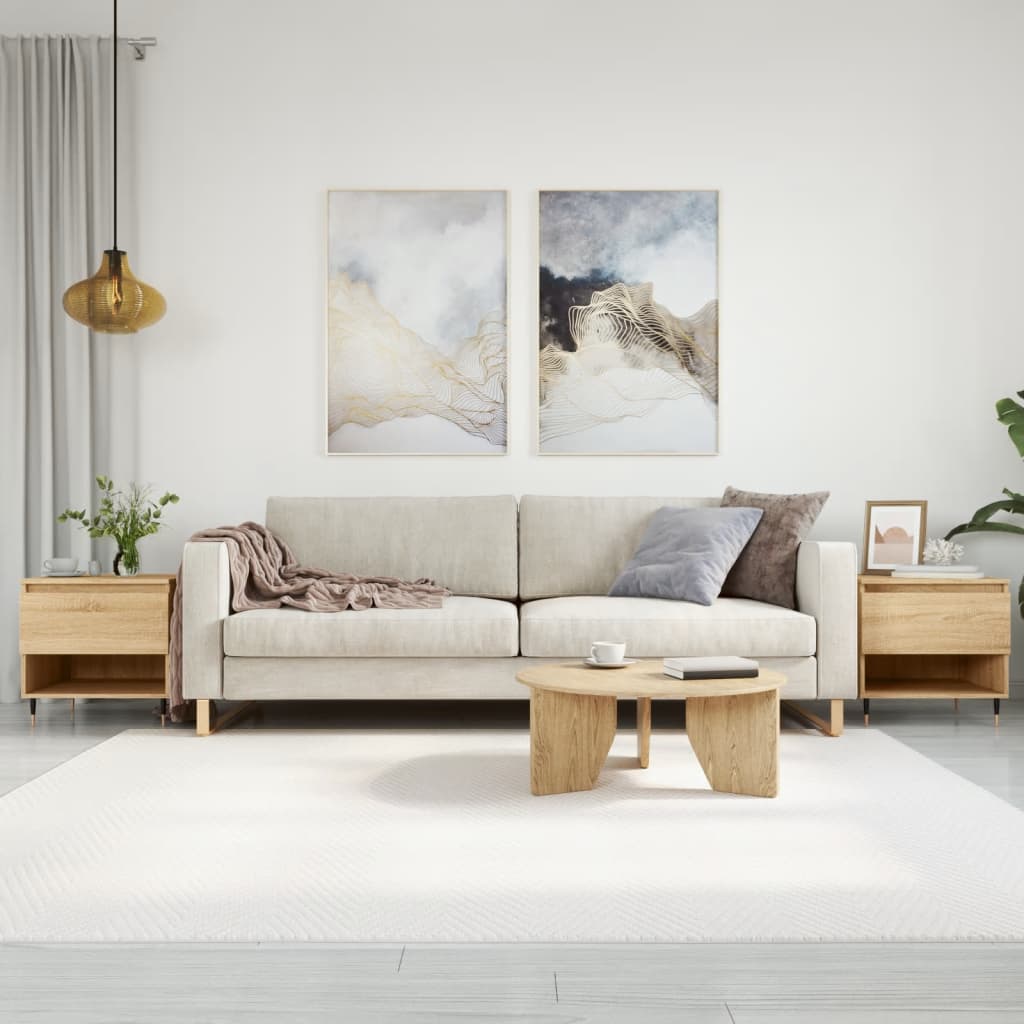 Stolići za kavu 2 kom hrast 50x46x50 cm konstruirano drvo Smeđa