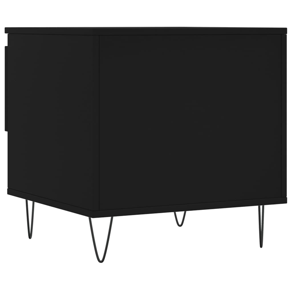 Stolić za kavu crni 50 x 46 x 50 cm od konstruiranog drva
