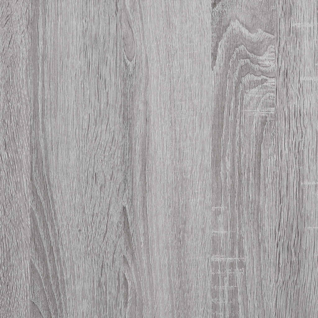 Stolić za kavu boja hrasta 60 x 44,5 x 45 cm konstruirano drvo Siva