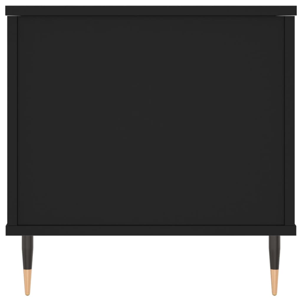 Stolić za kavu crni 90 x 44,5 x 45 cm od konstruiranog drva Crna