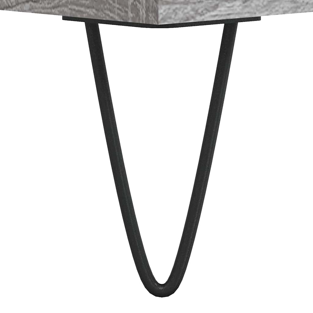 Stolić za kavu siva boja hrasta 90x44,5x45 cm konstruirano drvo
