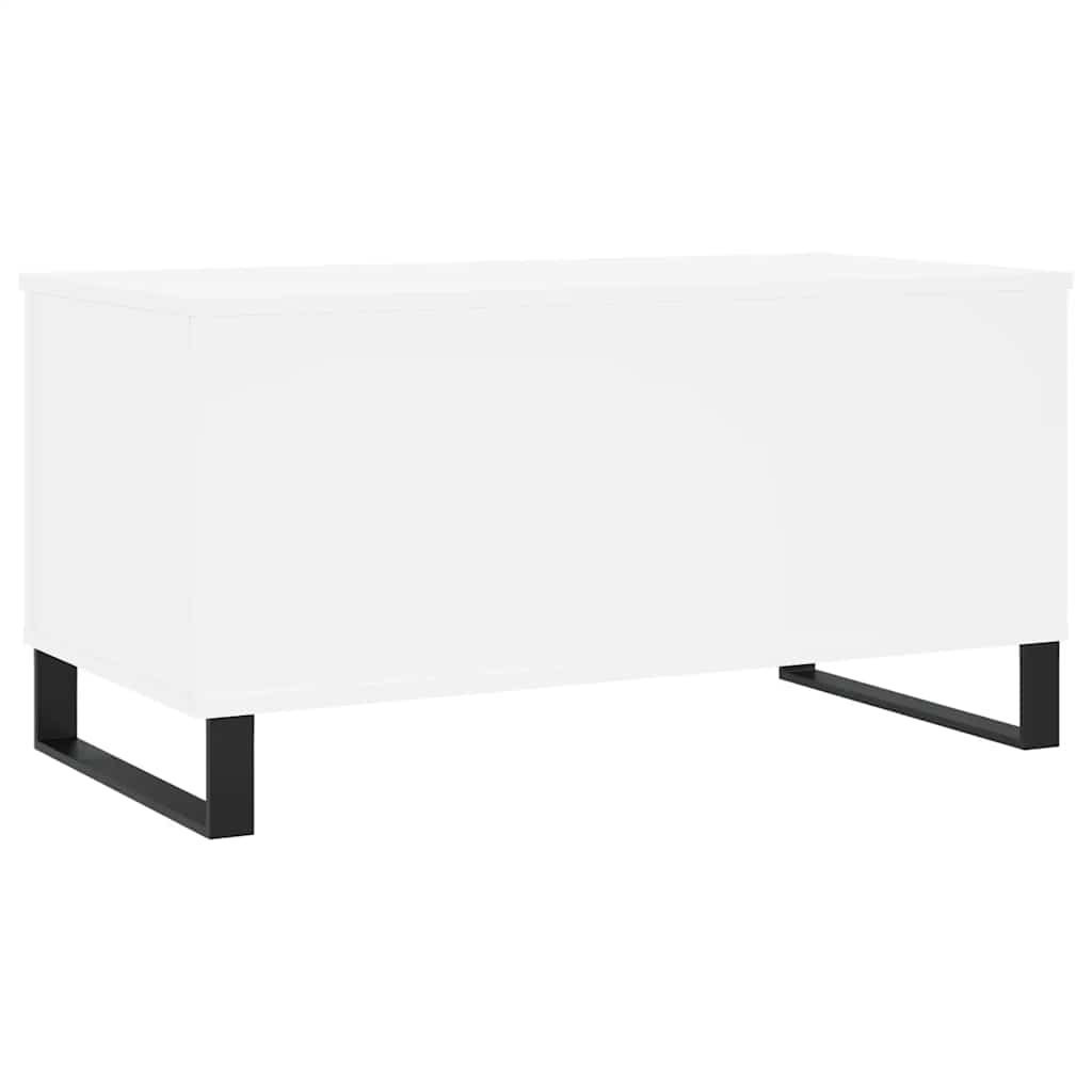 Stolić za kavu bijeli 90 x 44,5 x 45 cm od konstruiranog drva