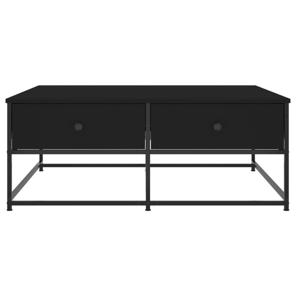 Stolić za kavu crni 100x99x40 cm od konstruiranog drva