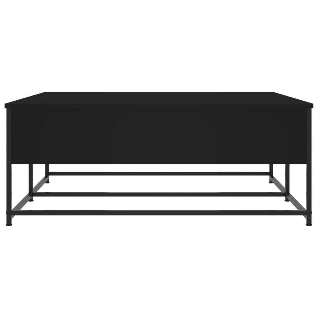 Stolić za kavu crni 100x99x40 cm od konstruiranog drva
