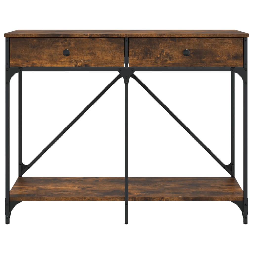 Konzolni stol boja hrasta 100x39x78,5 cm od konstruiranog drva