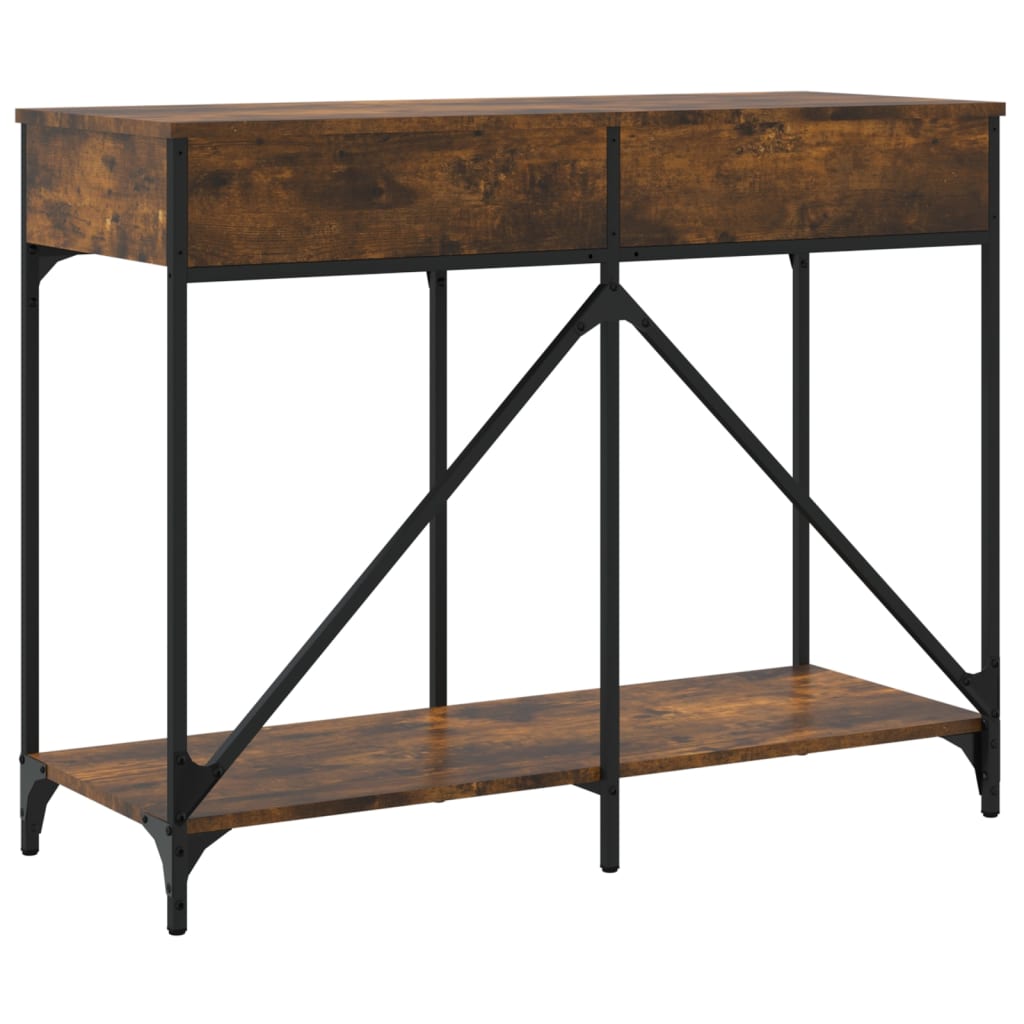 Konzolni stol boja hrasta 100x39x78,5 cm od konstruiranog drva