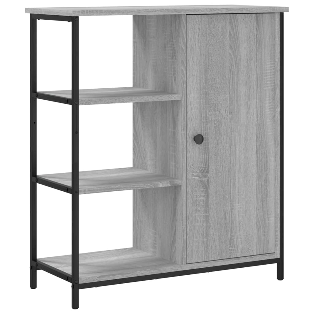 Komoda boja hrasta sonome 70 x 30 x 80 cm od konstruiranog drva Siva