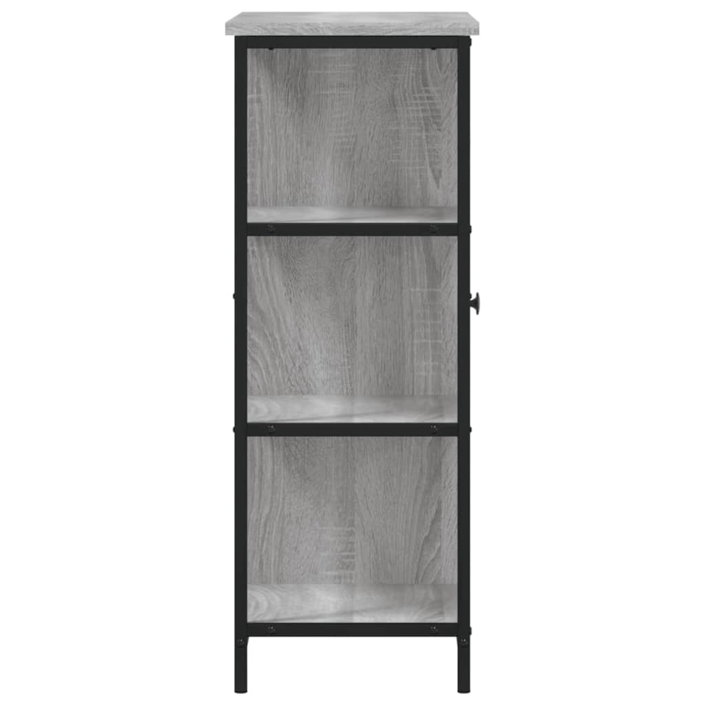 Komoda boja hrasta sonome 70 x 30 x 80 cm od konstruiranog drva Siva