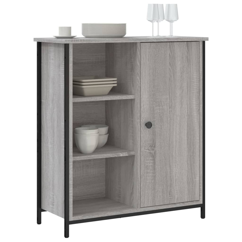 Komoda boja hrasta sonome 70 x 30 x 80 cm od konstruiranog drva Siva