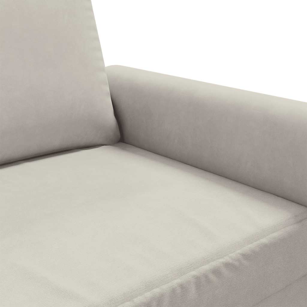 Dvosjed krem 140 cm baršunasti Krema