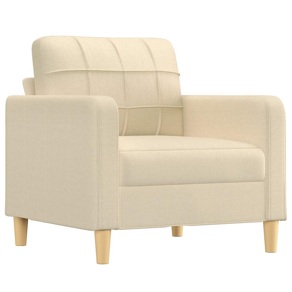 Fotelja krem 60 cm Tkanina Krema