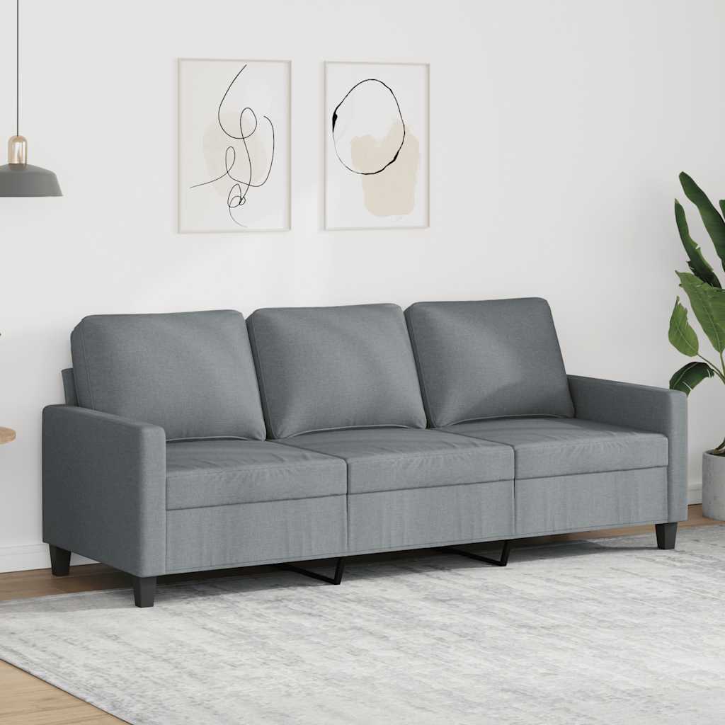 Trosjed od tkanine svjetlosivi 180 cm Siva