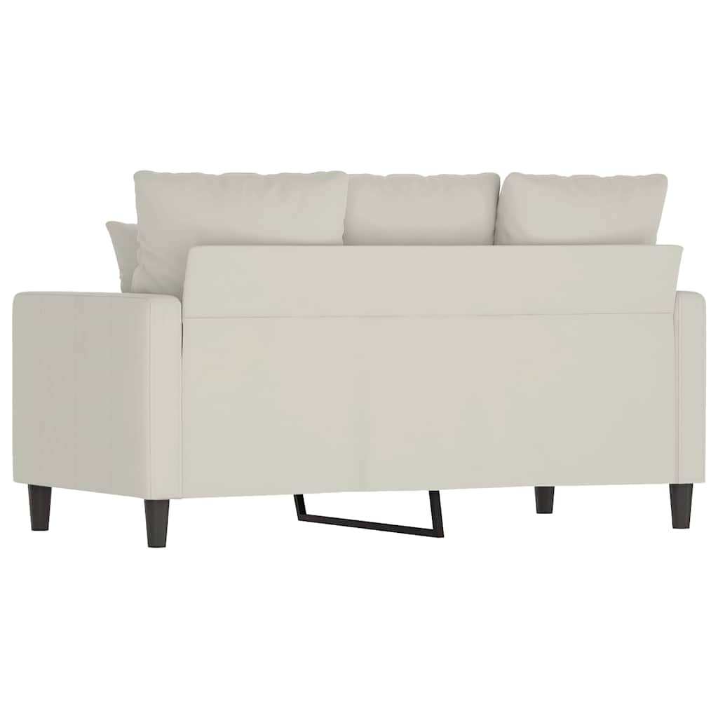 Dvosjed krem 120 cm baršunasti Krema