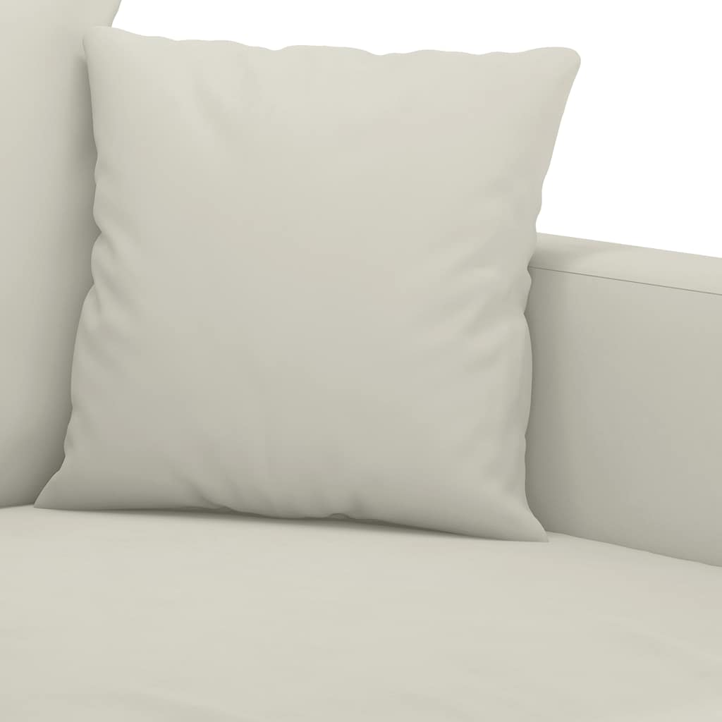 Dvosjed krem 120 cm baršunasti Krema