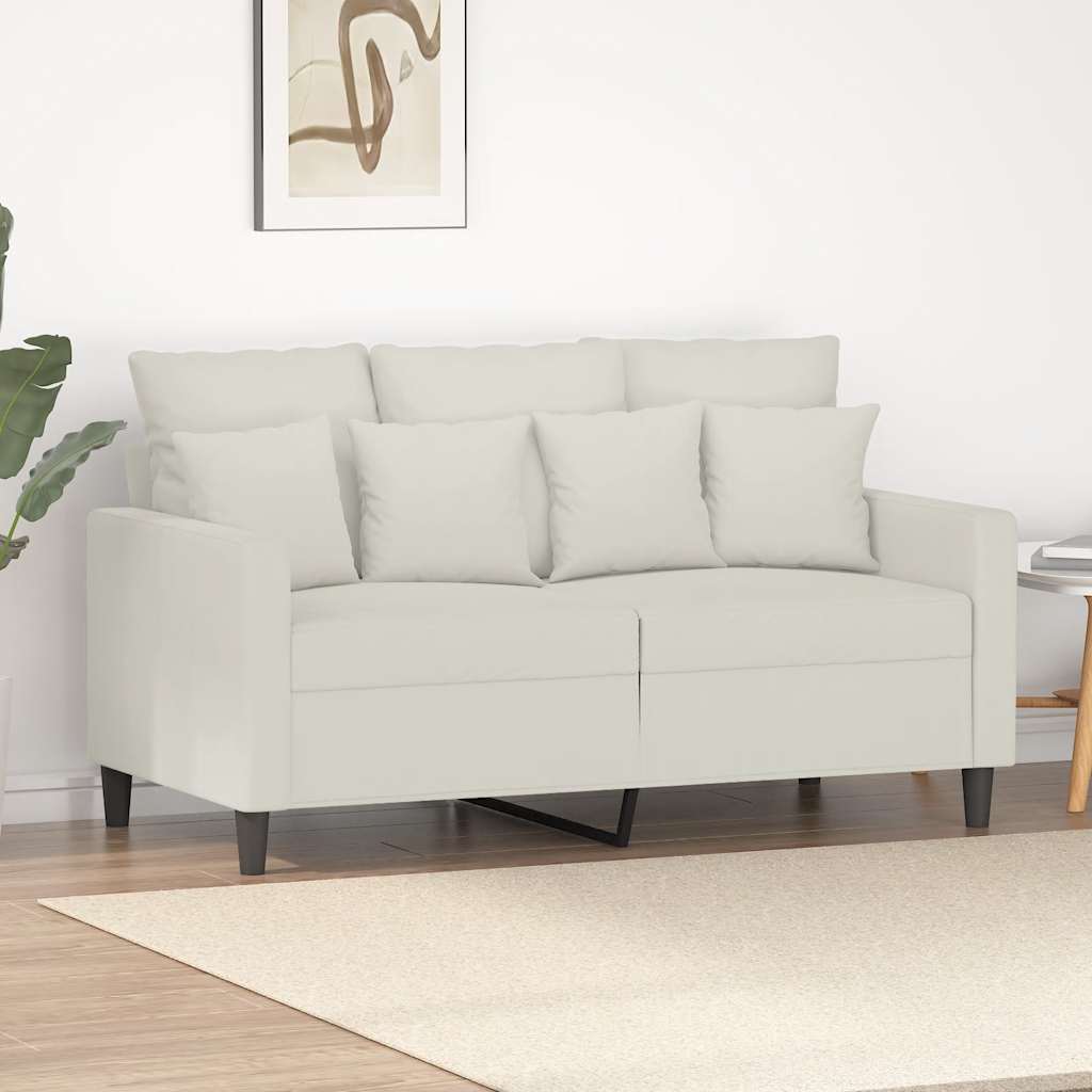 Dvosjed krem 120 cm baršunasti Krema