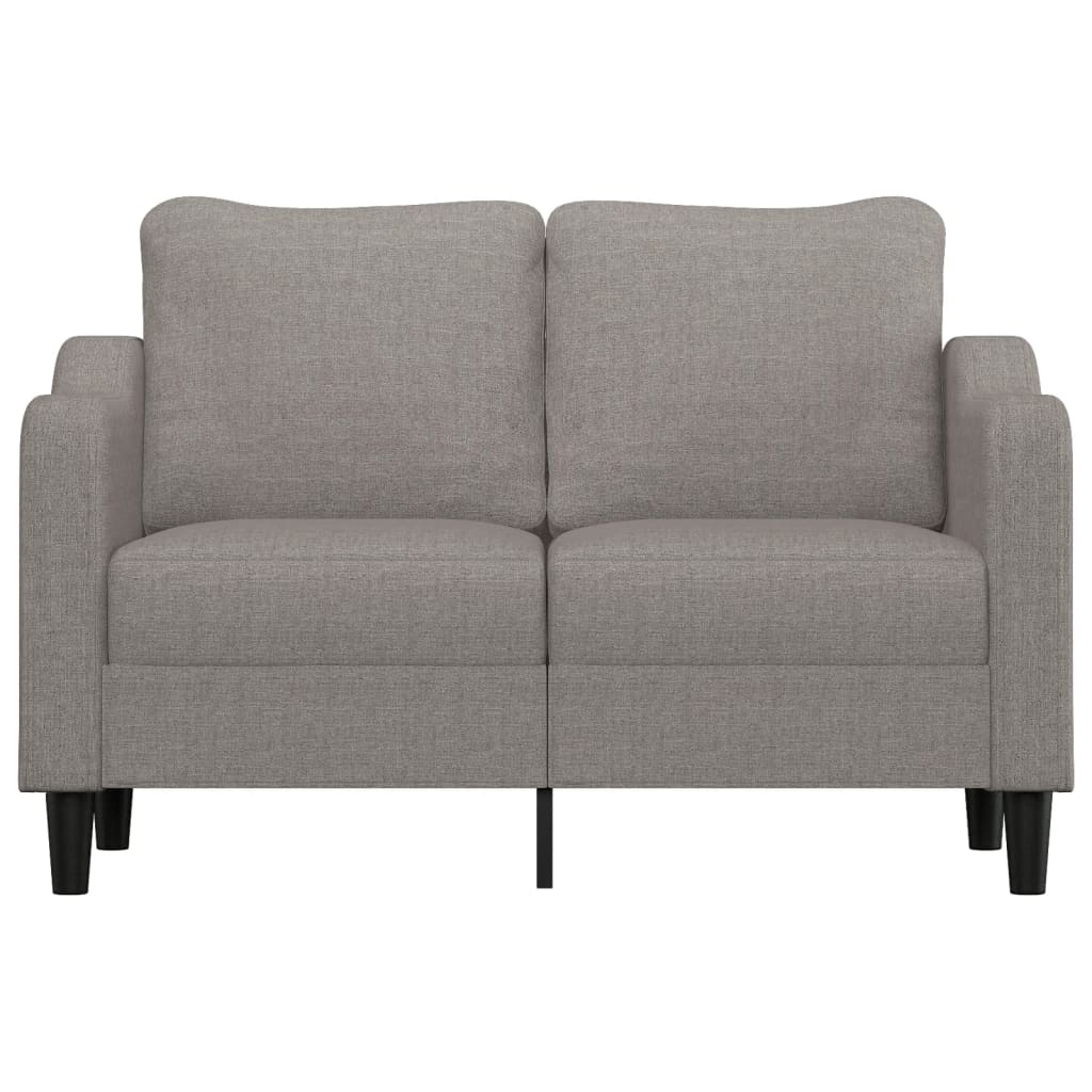 Dvosjed od tkanine smeđesivi 120 cm Tupe