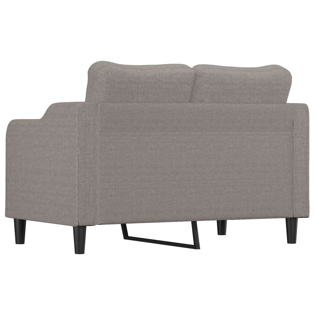 Dvosjed od tkanine smeđesivi 120 cm Tupe