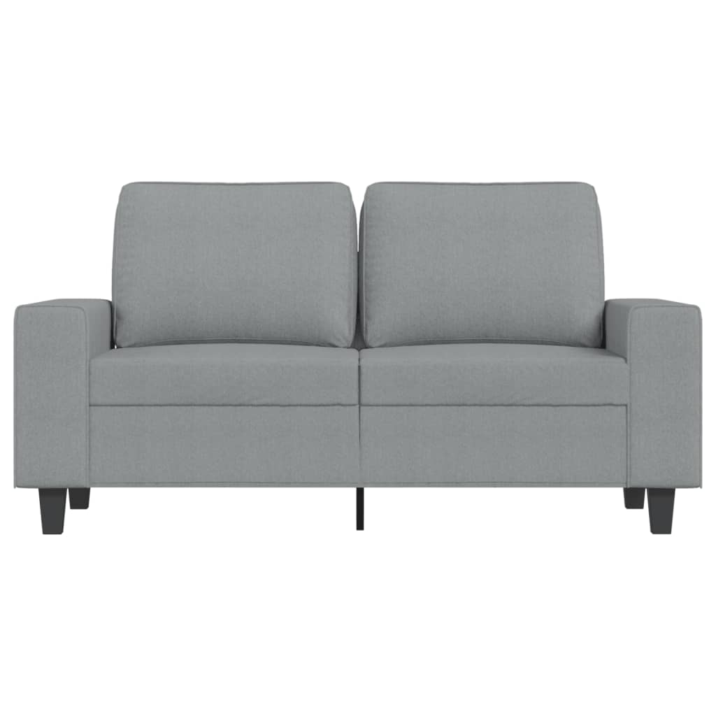 Dvosjed od tkanine svjetlosivi 120 cm Siva