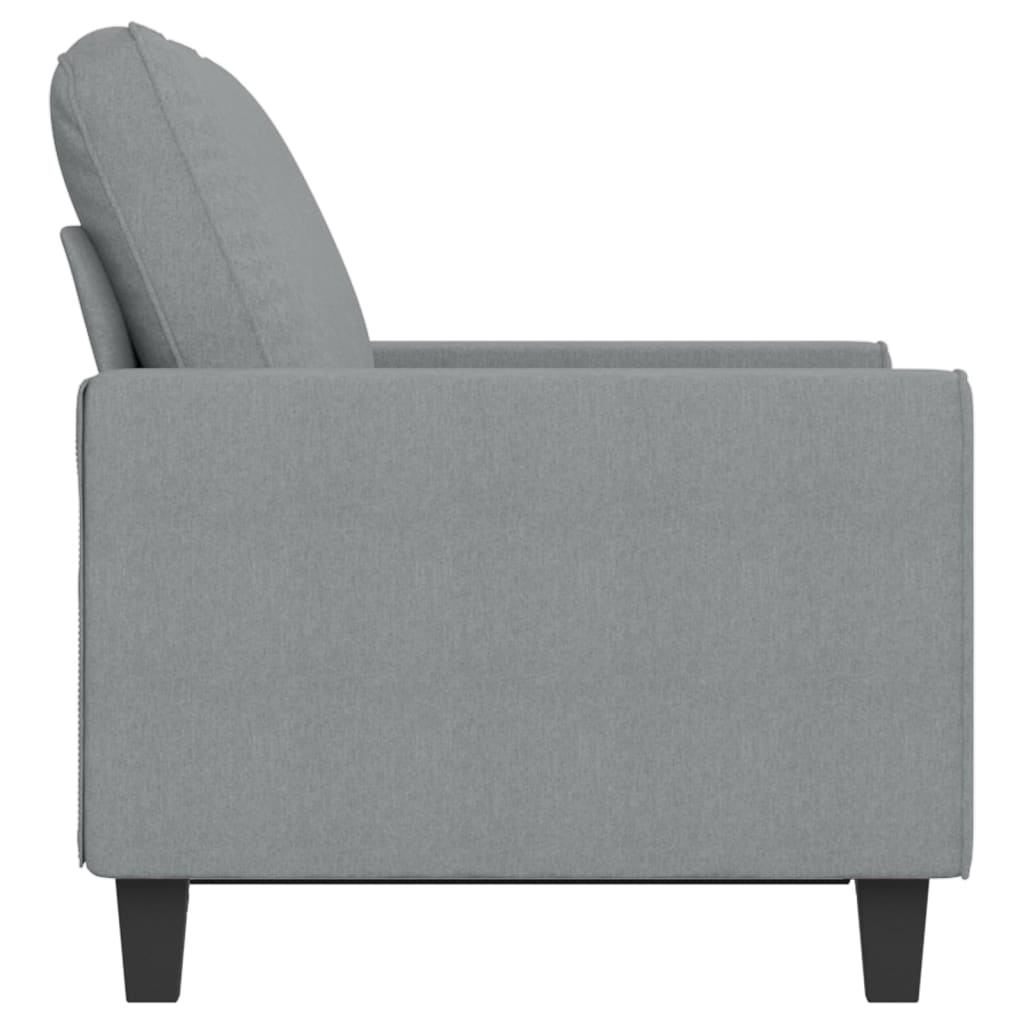 Dvosjed od tkanine svjetlosivi 120 cm Siva