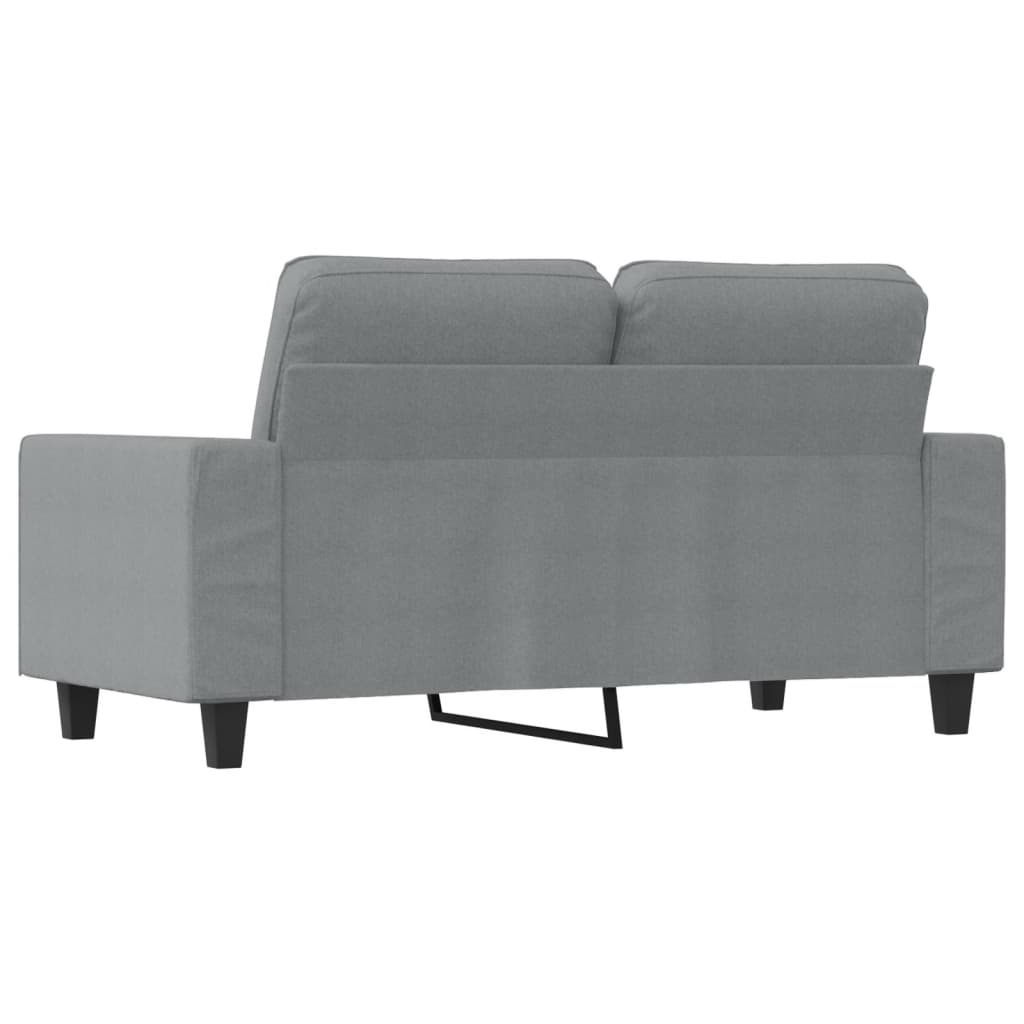 Dvosjed od tkanine svjetlosivi 120 cm Siva