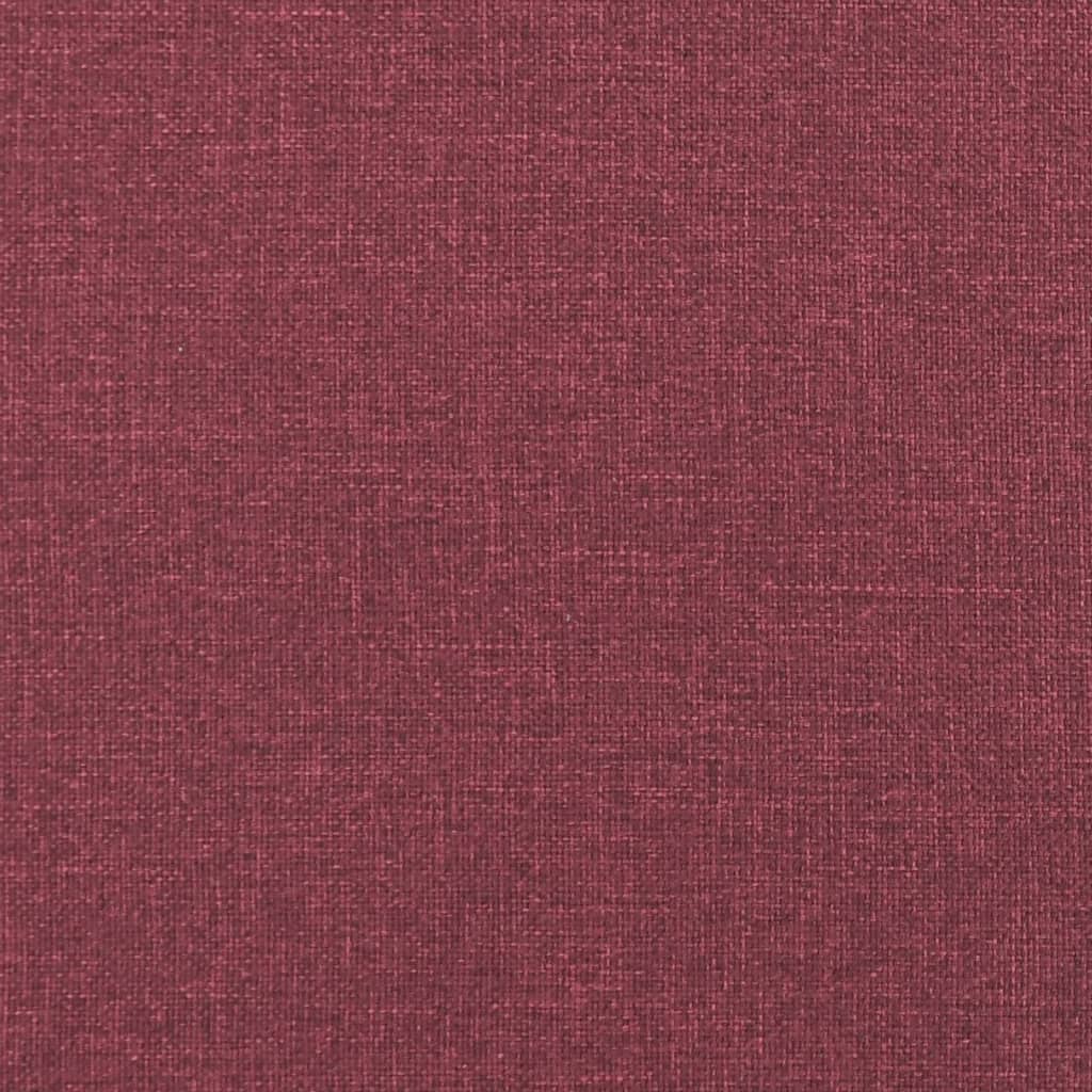 Dvosjed od tkanine crvena boja vina 140 cm
