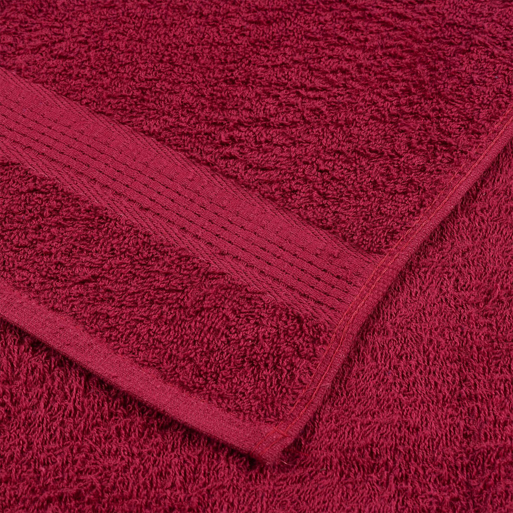 Ručnici za goste FROGN 10 kom. Bordo 30x50 cm 360 g/m²