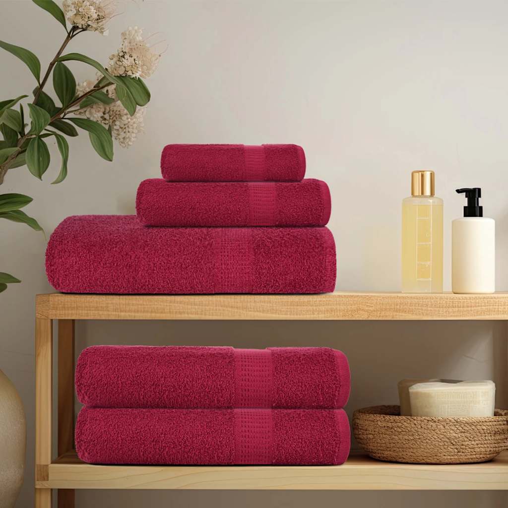 Ručnici za ruke FROGN 4 kom. Bordo 50x100 cm 360 g/m²