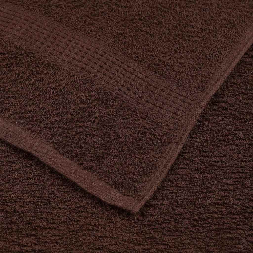 Ručnici za pranje FROGN 4 kom. Smeđi 30x30 cm 360 g/m²