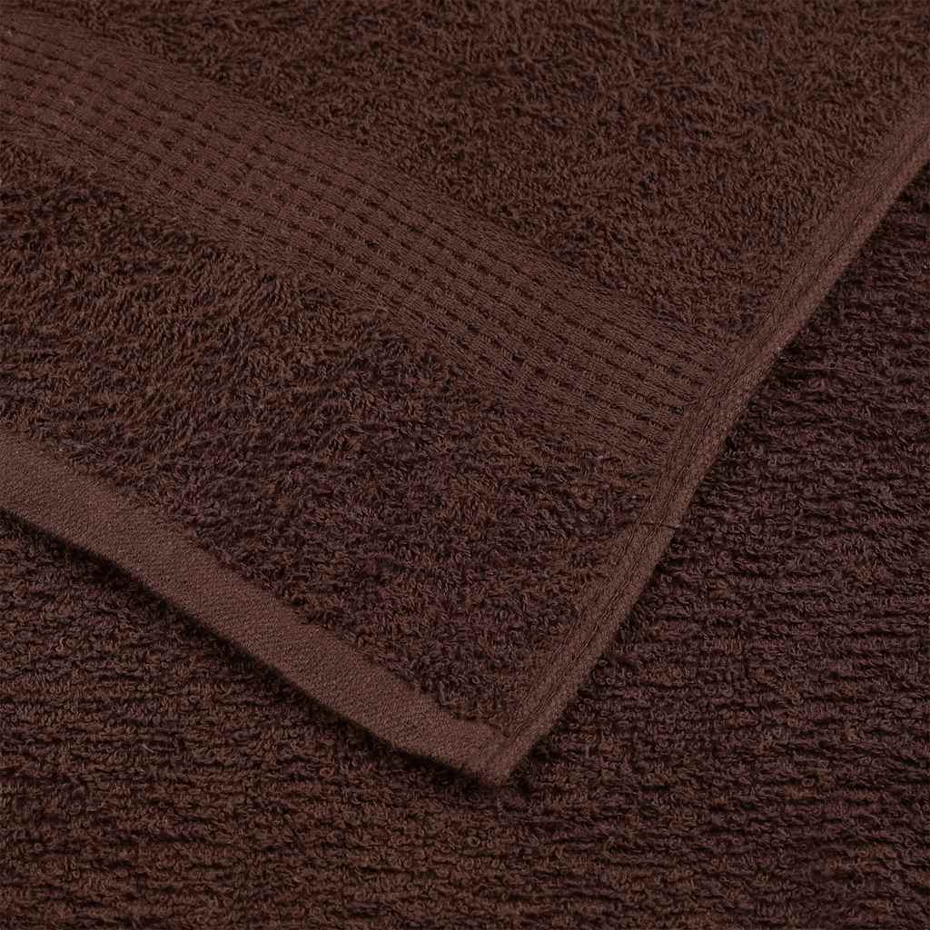 Ručnici za ruke FROGN 4 kom. Smeđi 50x100 cm 360 g/m²