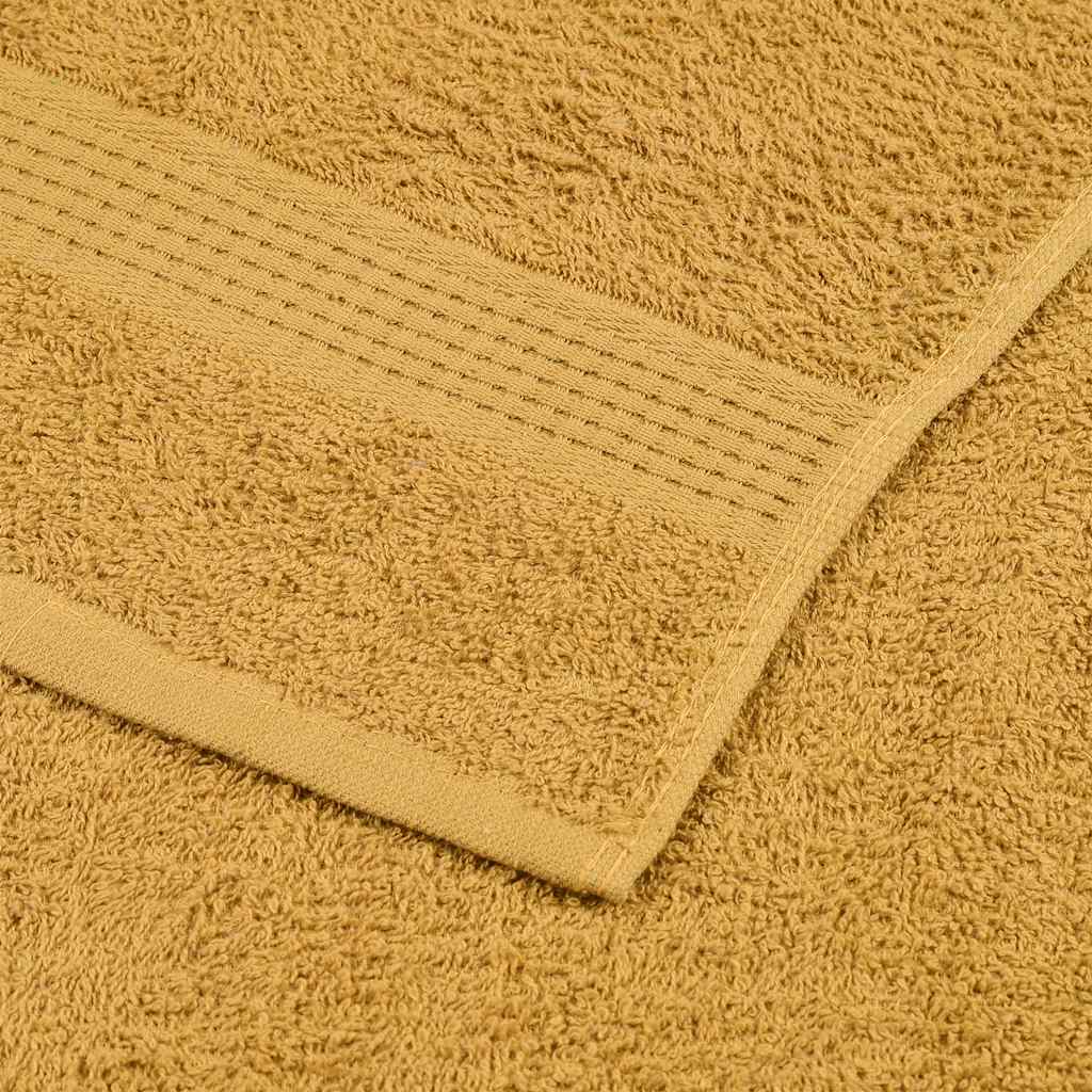 Ručnici za tuširanje FROGN 2 kom. zlatne boje 70x140 cm 360 g/m²