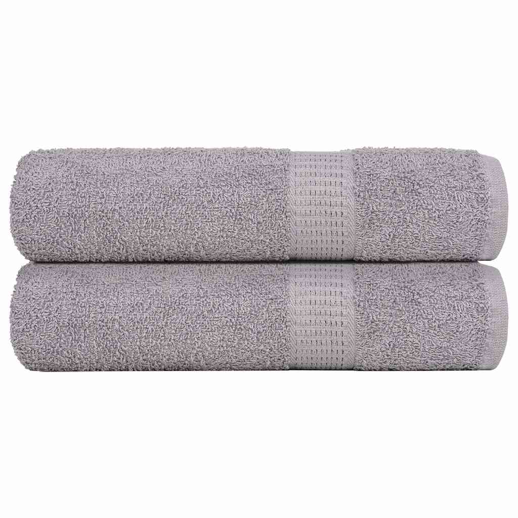 Ručnici za tuširanje FROGN 2 kom. sive 70x140 cm 360 g/m²