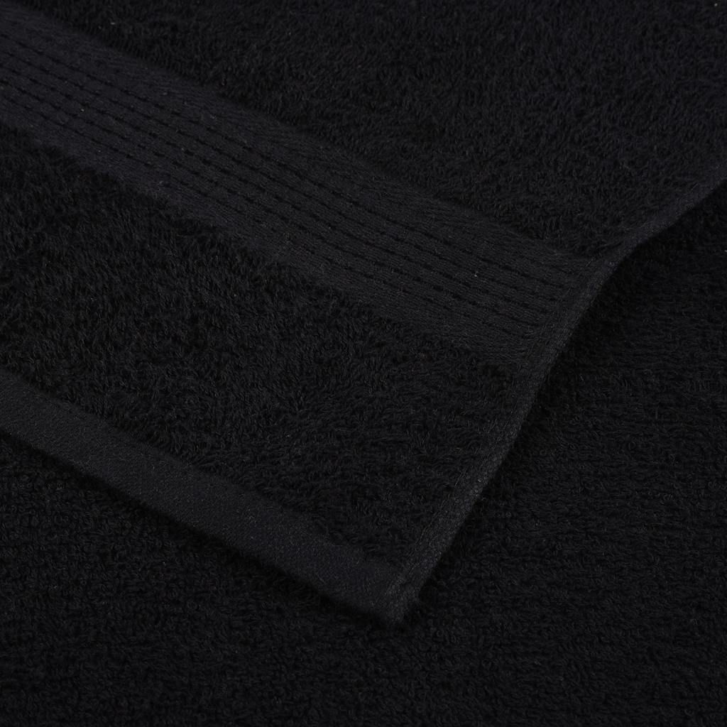 Ručnici za pranje FROGN 2 kom. Crne 30x30 cm 360 g/m²