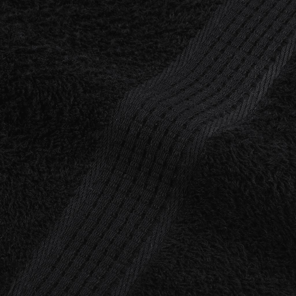 Ručnici za pranje FROGN 4 kom. Crne 30x30 cm 360 g/m²