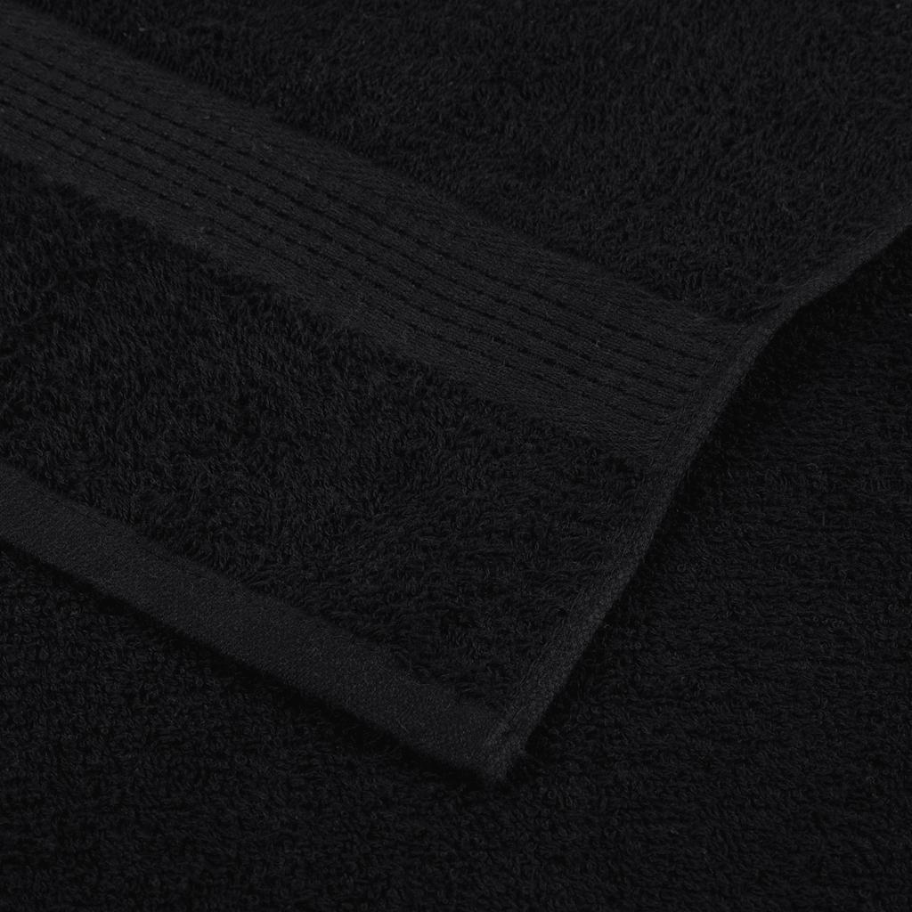 Ručnici za goste FROGN 4 kom. Crni 30x50 cm 360 g/m²
