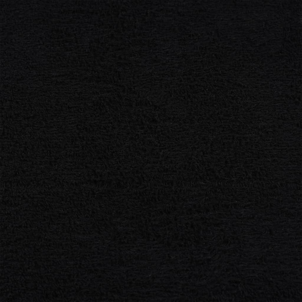 Ručnici za tuširanje FROGN 2 kom. Crne 70x140 cm 360 g/m²