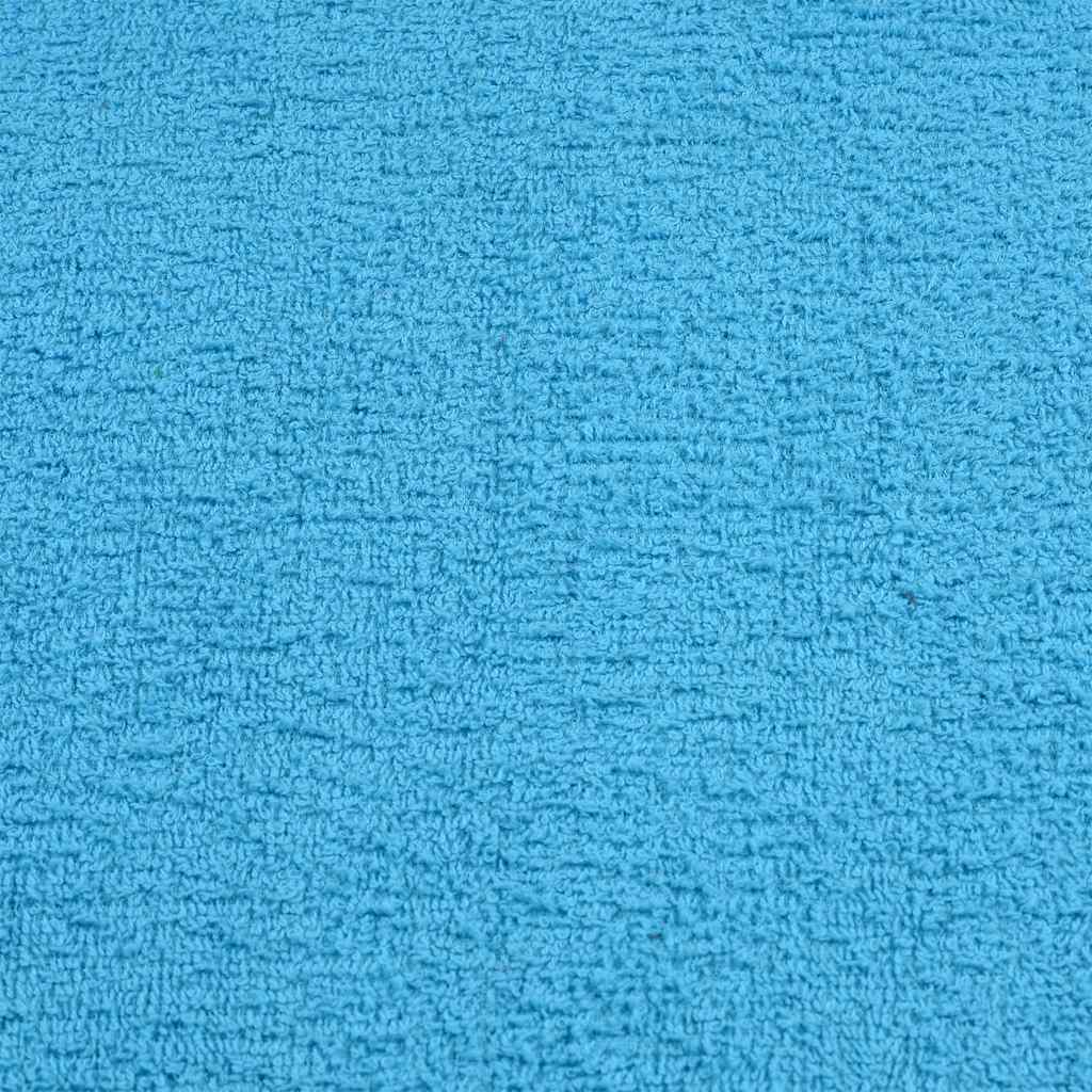 Ručnici za goste FROGN 10 kom. tirkizne boje 30x50 cm 360 g/m²