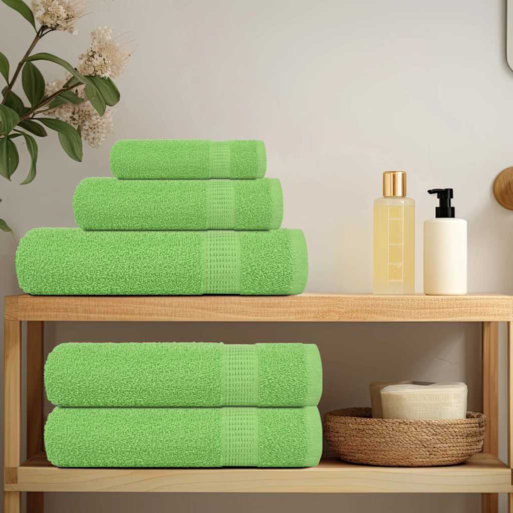 Ručnici za goste FROGN 2 kom. Zelene boje jabuke 30x50 cm 360 g/m²