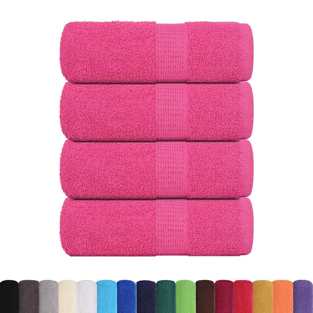 Ručnici za pranje FROGN 4 kom. Roze 30x30 cm 360 g/m²