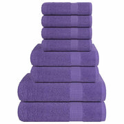 Set ručnika od 8 dijelova FROGN ljubičasti 360 g/m²