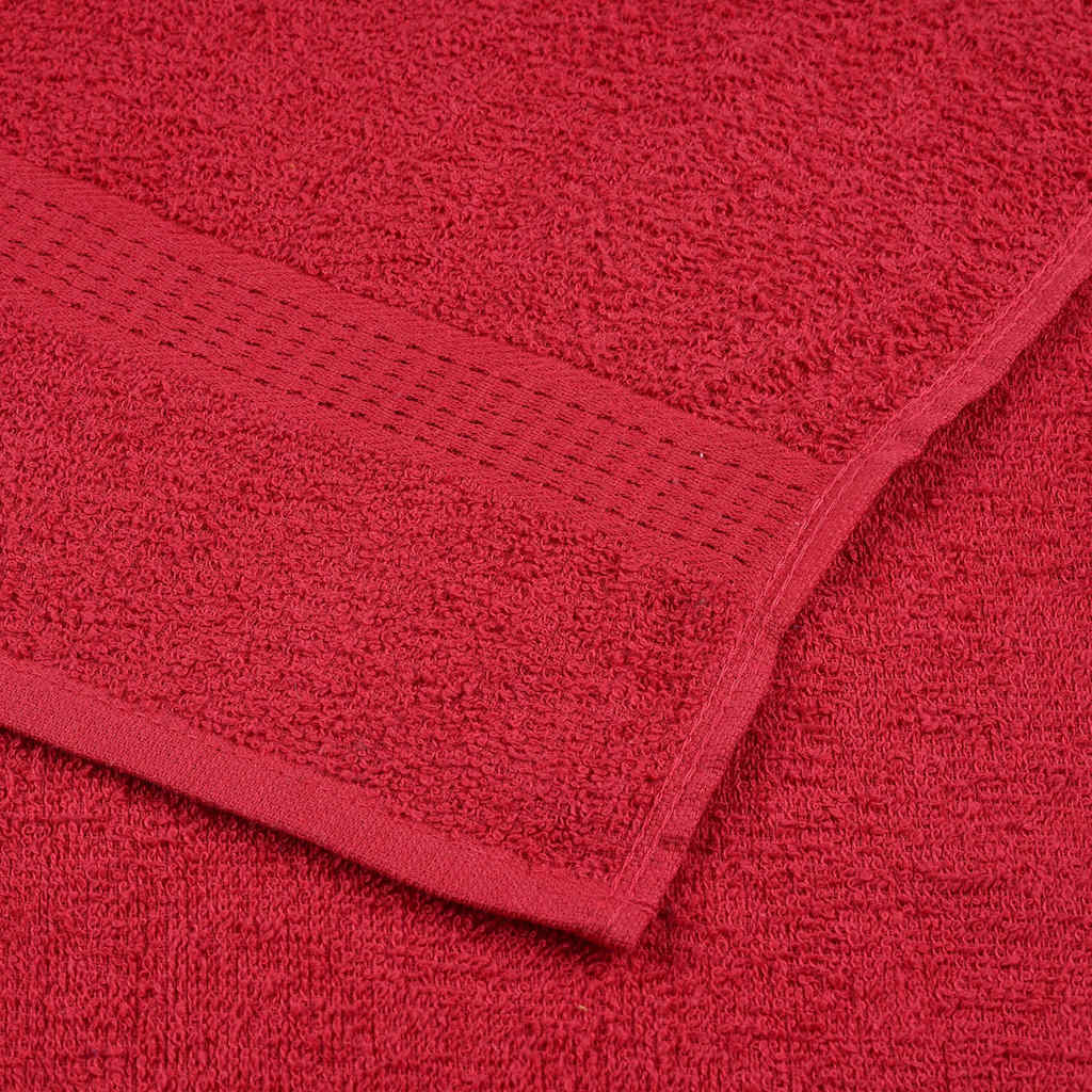 Set ručnika od 6 dijelova FROGN crveni 360 g/m²