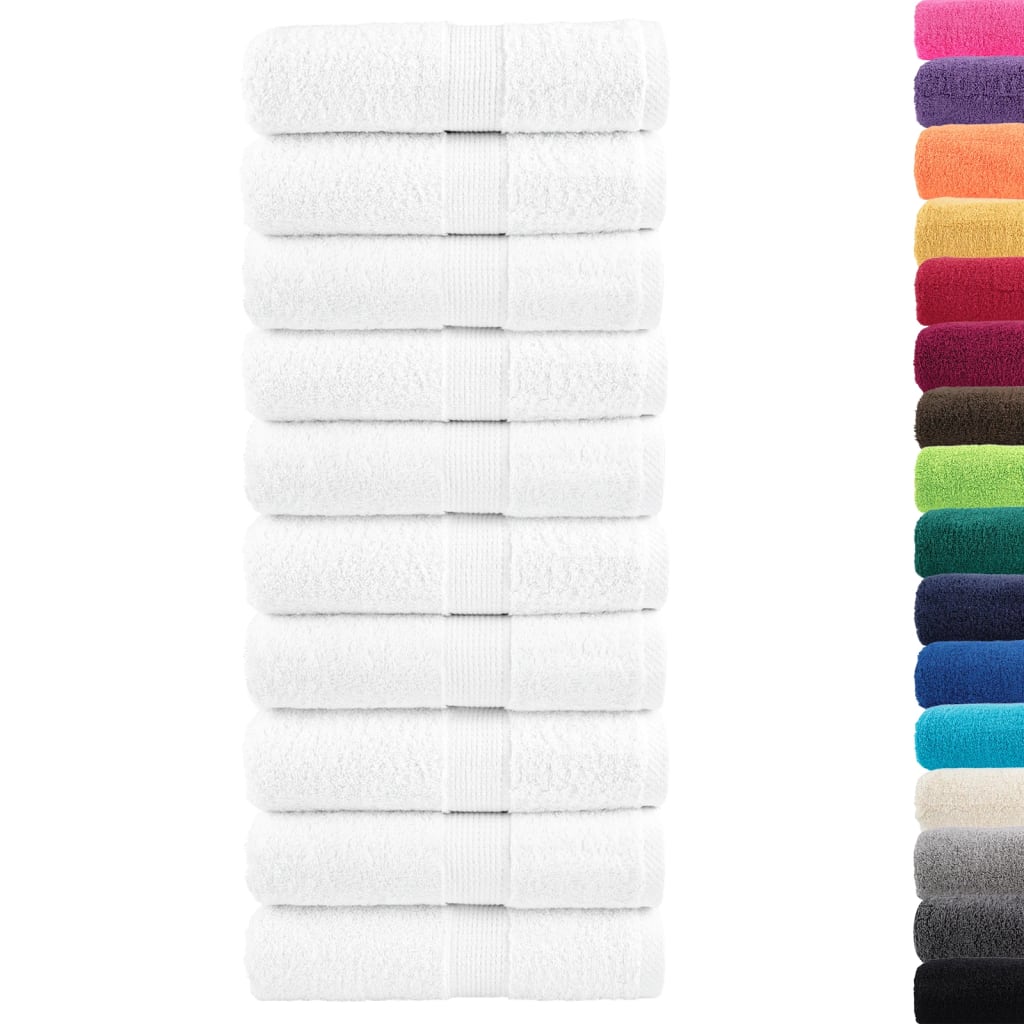 Premium krpe za pranje SOLUND 50 kom Bijele 15x21 cm 600 g/m²