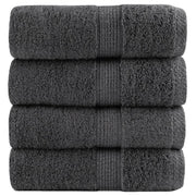 Premium ručnici za goste SOLUND 4 kom. antracit 30x50 cm 600 g/m²