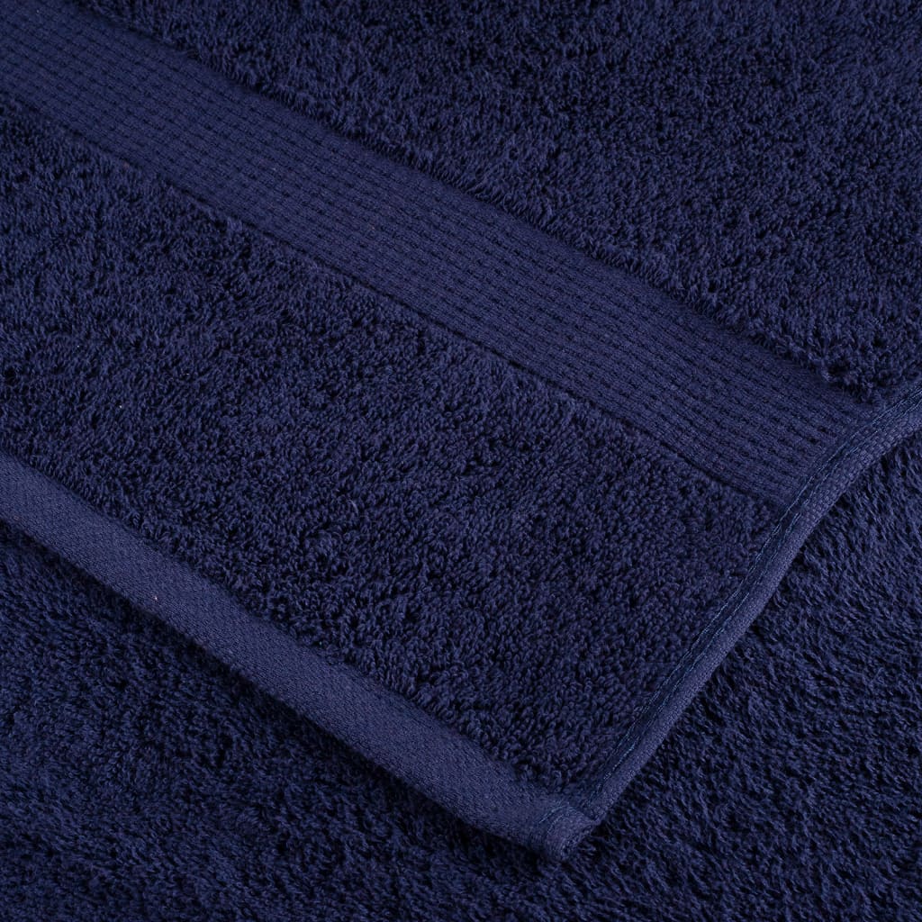 Premium ručnici za goste SOLUND 2 kom. tamnoplave boje 30x50 cm 600 g/m²