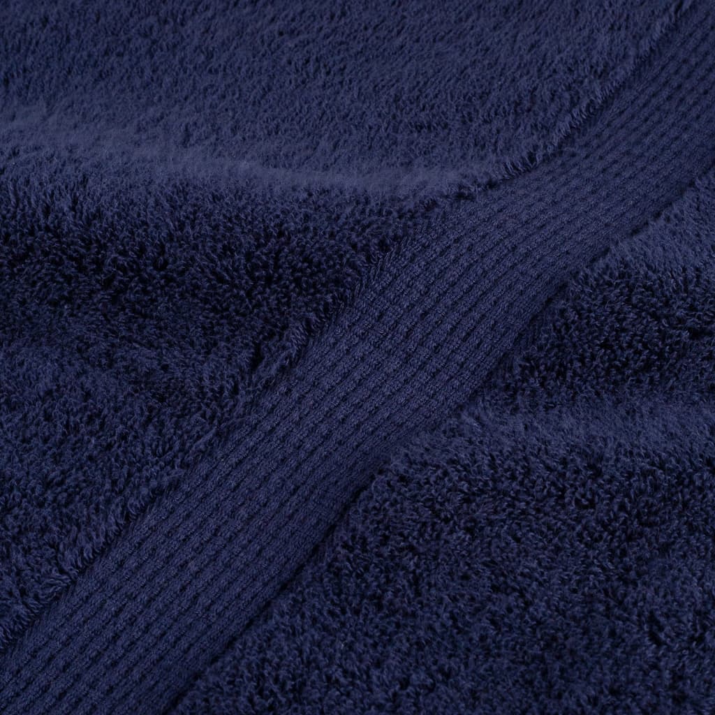Premium ručnici za goste SOLUND 4 kom. tamnoplave boje 30x50 cm 600 g/m²