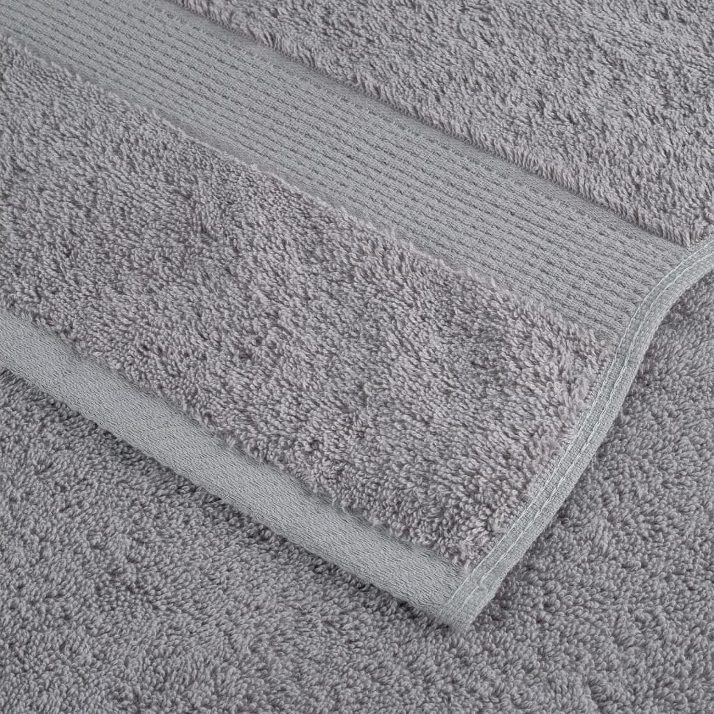 Premium ručnici za pranje SOLUND 2 kom. sive 30x30 cm 600 g/m²