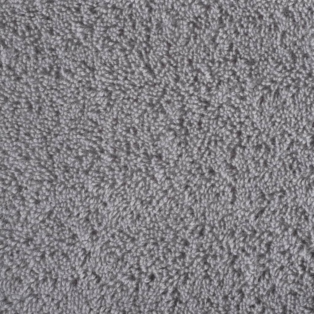 Premium ručnici za goste SOLUND 2 kom. sive 30x50 cm 600 g/m²