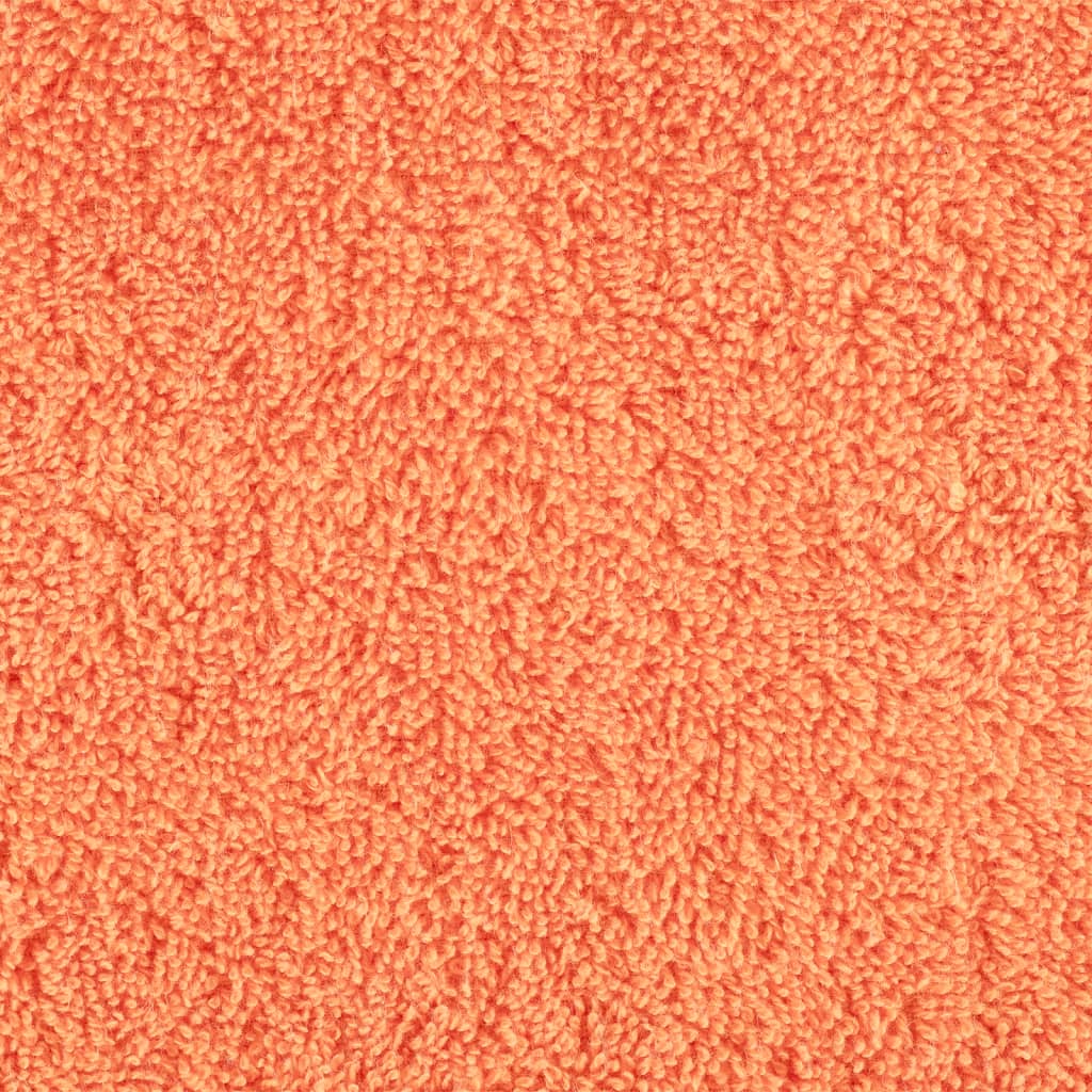 Premium ručnici za pranje SOLUND 10 kom. narančaste boje 30x30 cm 600 g/m²